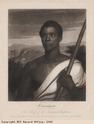 Leader of the rebellion on the Amistad slave ship