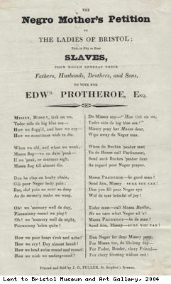 Election handbill for Edward Protheroe