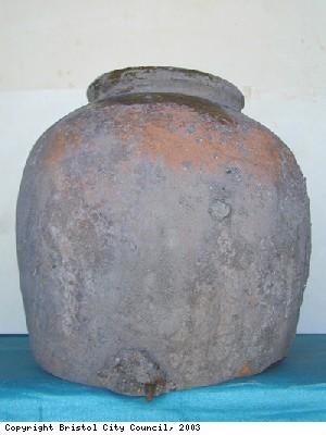 Storage jar excavated on Nevis