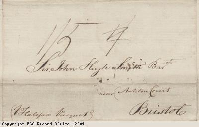 Letter detail regarding the purchase of slaves