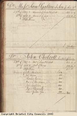 Page 22 from log book of ship Africa
