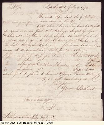 Correspondence, P Lytcott to S Munckley