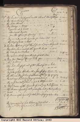 Day family account book extract