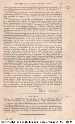 Proposed amendments to Emancipation Act