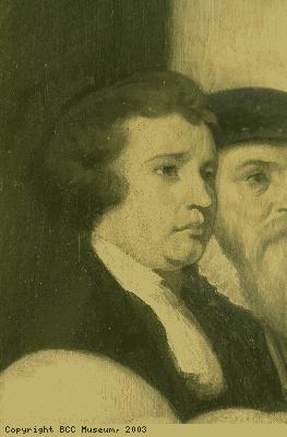 Detail from painting
