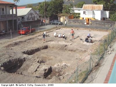 Excavations on Nevis