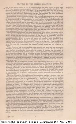 Extract of letter from Superintendant of Police