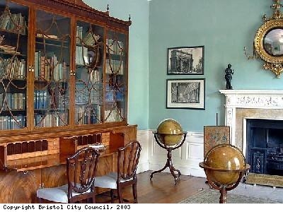 Library in Georgian House
