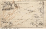 Map from the log book of the Lloyd ship