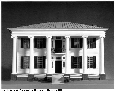 Model of Thornhill plantation house