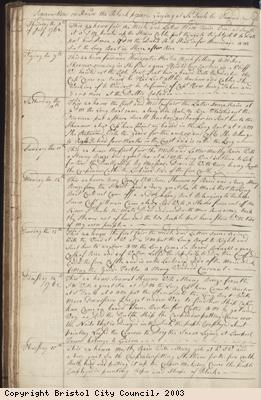 Page 32 of log book of Black Prince