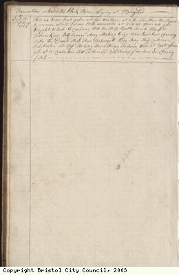 Page 4 of log book of Black Prince