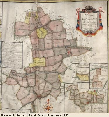 Part of Manor of Beere survey map