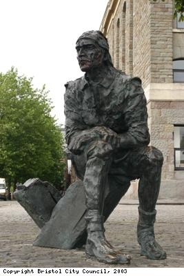 Bronze statue of a sailor, Bristol