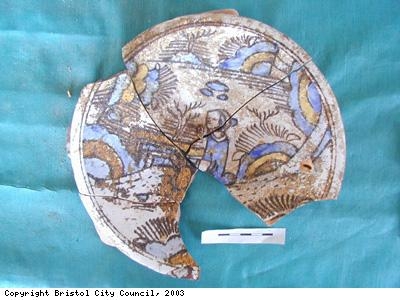 Excavated plate