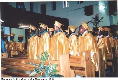 graduation ceremony on Nevis
