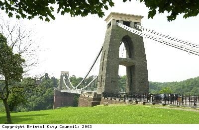 Photograph of the suspension bridge Bristol