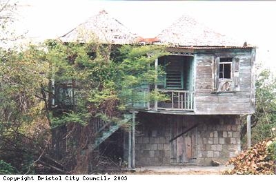 A typical house on Nevis