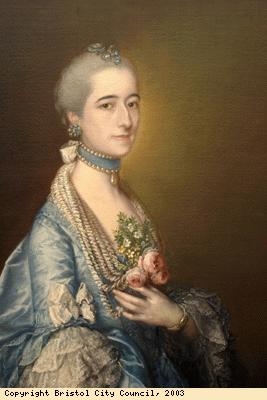 Portrait of Ann Leyborne (Mrs Popham)(detail)