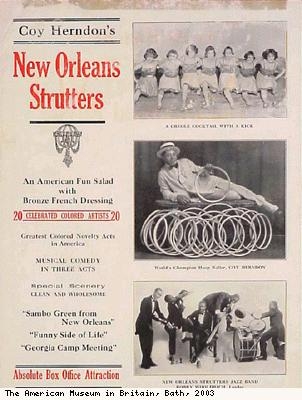 Poster for Coy Herndon's New Orleans Strutters