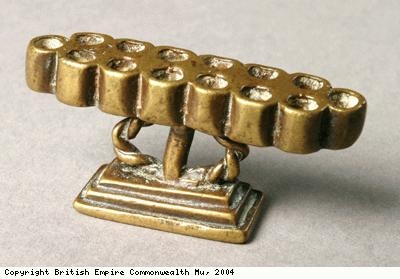 Weight used for measuring gold dust