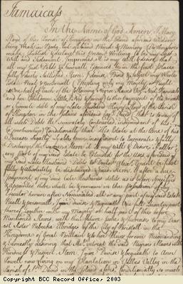 Will of Mary Lloyd